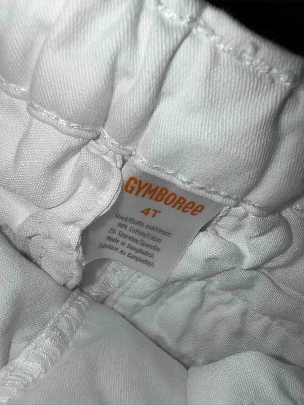 Gymboree boys  Beige and White Skort Shorts Duo